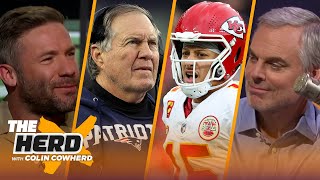 Chiefs in 4th Super Bowl in 5 seasons Mahomes dad bod What is Belichick’s future  NFL  THE HERD [upl. by Yenaj]