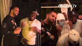 Drake LINKS UP WITH 50 Cent IN TORONTO AFTER BUYING Tupac BMW [upl. by Terbecki]