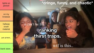 RANKING CRINGY THIRST TRAPS…😟 [upl. by Gnivri]