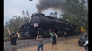 Union Pacific Big Boy 4014 Highballs up Donner Pass [upl. by Dorina]