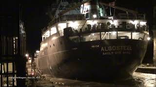 Remembering the ship ALGOSTEEL at Lock 7 Welland Canal 2013 [upl. by Assina]