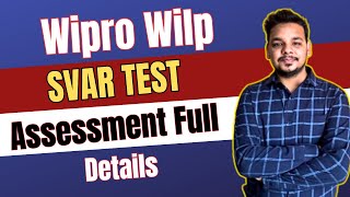 Wipro SVAR Assessment Test  Important things to Keep in Mind for Wipro Wilp SVAR Exam  Details [upl. by Alikahs]