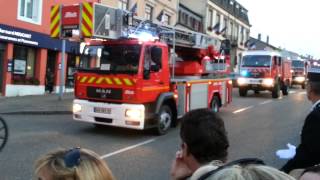 Défilé sapeur pompiers à châteausalins 2013 [upl. by Vivianne]