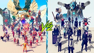 SECRET UNIT TEAM vs TITAN CAMERAMAN TEAM  Totally Accurate Battle Simulator TABS [upl. by Nellahs]