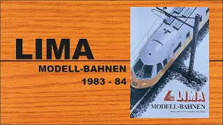 LIMA MODELL  BAHNEN 198384 KATALOG  CATALOG [upl. by Otero]