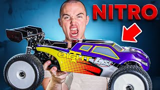 EXPENSIVE NITRO RC CAR ITS FAST  LOSI 8IGHTT [upl. by Moonier]