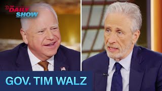 Tim Walz on 2024 Election Harris Campaign’s “Big Tent”  The Daily Show [upl. by Mcleroy958]