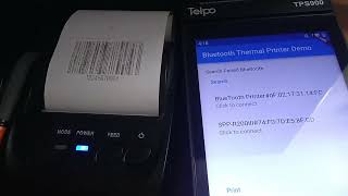 Flutter Thermal printer Bluetooth [upl. by Kenyon]