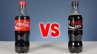 Experiment Coca Cola vs Coca Cola Zero [upl. by Reube]