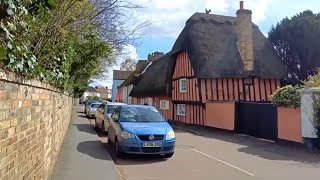 WALK IN HEMINGFORD GREY VILLAGE CAMBRIDGESHIRE COUNTRYSIDE ENGLAND [upl. by Nilrak]