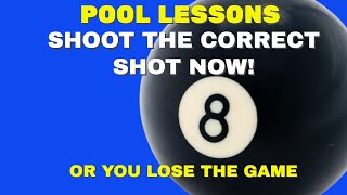 POOL LESSON  CHOOSING THE CORRECT FIRST BALL IN YOUR 8 BALL RUNOUT  MAKING GOOD CHOICES WINS GAMES [upl. by Vastha944]