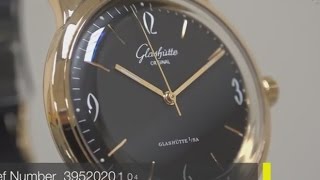 Glashutte Senator Sixties Automatic in Rose Gold Ref No 3952020104 [upl. by Rimidalg404]