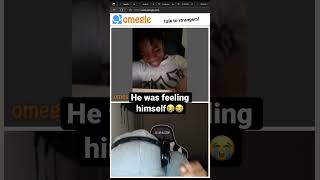 He was feeling himself😭 funnyomeglevideo fypシ omegle trending trendingshorts ometv shorts [upl. by Alikat]