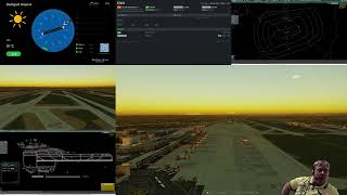 ATC  Stuttgart Ground  VATSIM  4k [upl. by Aisauqal638]