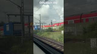 OffenbachOst Vorbeifahrt RB146RE50➡️Fulda regionalbahn shorts [upl. by Aivuy111]