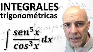 CÓMO RESOLVER INTEGRALES TRIGONOMÉTRICAS Integral sen5xcos3x [upl. by Eelamme]