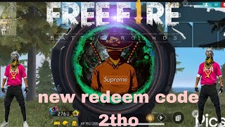 free firee now video fir se 2 tho redeem code milega [upl. by Gwyneth]