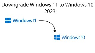 Downgrade Windows 11 to Windows 10 in 2023 [upl. by Fisoi6]