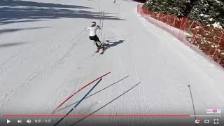 ski slalom racing image training alpen アルペン スキー スラローム イメージ トレーニング 海外の動画 [upl. by Lamar]