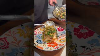 CABILLAUD MINUTE 🐟cab codfish cabillaud fish seafood recette recipe sauce facile [upl. by Aramoix]