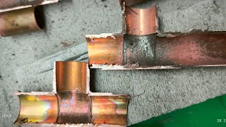 How to properly solder copper heating pipes Kako ispravno zalemiti bakrene cijevi za grijanje [upl. by Anihs]