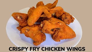 HOW TO COOK PERFECT CRISPY FRIED CHICKEN WINGS  JOLLIBEE STYLE CRISPY CHICKEN WINGS [upl. by Chaim360]