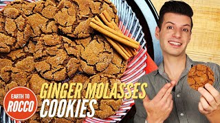 Chewy amp Irresistible Vegan Ginger Molasses Cookies [upl. by Karlis]