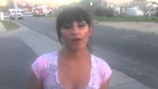 Raw Video Jurupa Valley Fire Witness [upl. by Drarig569]