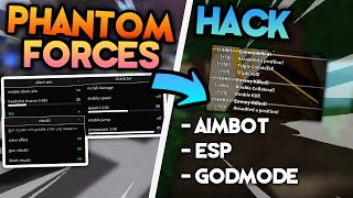 BEST FREE Phantom Forces Script PASTEBIN GUI  Aimbot Silent Aim GODMODE ESP Fly Gun Mods [upl. by Hedi]