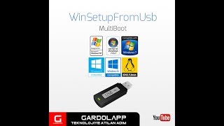 MultiBoot  WinSetupFromUsb 18 Türkçe 2017 [upl. by Ambros]