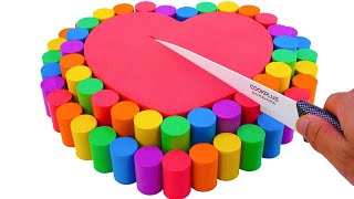 How to create super sweet 2 layer heart sand [upl. by Tiphani793]