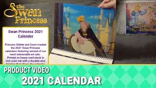 2021 Calendar  Product Video  The Swan Princess [upl. by Ruomyes]