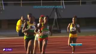 Junelle Bromfield JAM wins U20 Girls 800m Final Carifta Games 2016 [upl. by Down]