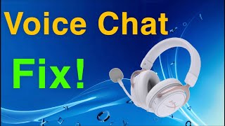 PS4 How to fix Voice Chat and Game Chat NEW [upl. by Petr298]