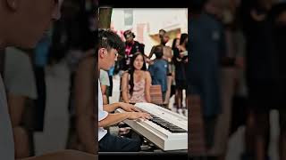 I play Kaikai Kitan on piano in public [upl. by Enialem]