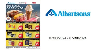 Albertsons Weekly Ad US  07032024  07302024 [upl. by Enirual]