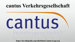 cantus Verkehrsgesellschaft [upl. by Varden]