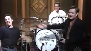 Maxs Final Show wBruce Springsteen Sendoff 1999 Late Night with Conan OBrien [upl. by Donatelli]