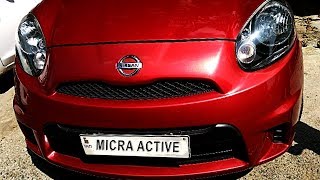 2018 Nissan Micra Active Complete Review including engine price mileage specifications [upl. by Nnahtur]