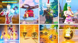 Fortnite Update New Bosses Mythic Weapons amp Medallions Guide Season 4 Chapter 5 Iron Man Today [upl. by Inalak]