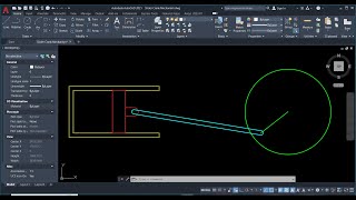 Mastering the Slider Crank Mechanism Engineering Drawings in AutoCAD [upl. by Aja]