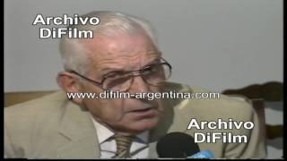 General Reynaldo Bignone  Alzamiento Militar Carapintada  DiFilm 1990 [upl. by Mert587]