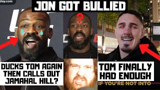 Jon Jones BULLIED By Media With Aspinall Questions CALLS OUT JAMAHAL HILL Aspinall Responds [upl. by Nugesulo169]