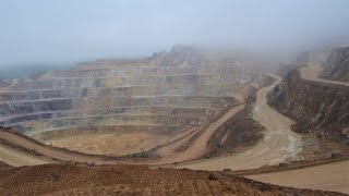 HUGE blast of 31000 tons iron ore at Erzberg open pit mine in Austria [upl. by Paul905]