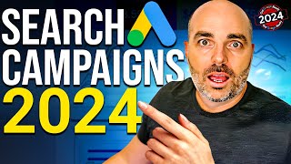 Google Search Ads Campaign Setup 2024  Step by Step Tutorial [upl. by Novick]