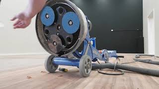 Satellite 480 Grinder used on Timber Floor Sanding [upl. by Sven]