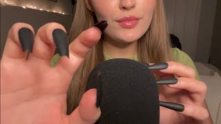 ASMR long nail tapping amp clacking mic scratch amp tap skin scratching amp camera taps [upl. by Werby]