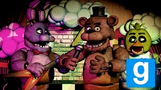 Gmod ОПАСНЫЕ ГНОМЫ  five nights at freddys  Garrys Mod [upl. by Asirac]