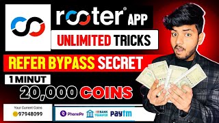 Rooter App Se Paise Kaise Kamaye  How To Earn Money From Rooter App  Rooter App Se Coin Kamaye [upl. by Lehman]