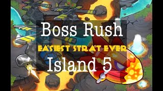 BTD6  Boss Rush  blastapopoulos  Island 5  Sulfur Springs  80 [upl. by Akener292]